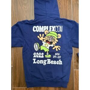ComplexCon 2022 Long Beach Verdy Hoodie Navy Blue Small Streetwear